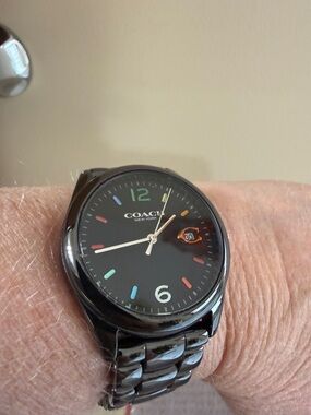 Coach Greyson Quartz Black Women's Watch